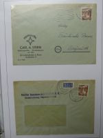 Deutschland nach 1945 guter Belege-Posten im Binder #LZ920