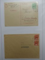 Deutschland nach 1945 guter Belege-Posten im Binder #LZ920