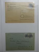 Deutschland nach 1945 guter Belege-Posten im Binder #LZ920