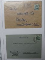 Deutschland nach 1945 guter Belege-Posten im Binder #LZ920