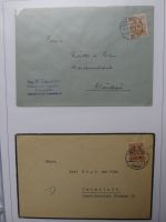 Deutschland nach 1945 guter Belege-Posten im Binder #LZ920