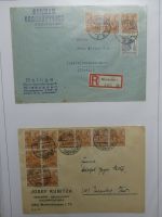 Deutschland nach 1945 guter Belege-Posten im Binder #LZ920