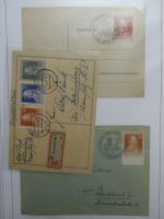Deutschland nach 1945 guter Belege-Posten im Binder #LZ920