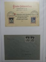 Deutschland nach 1945 guter Belege-Posten im Binder #LZ920