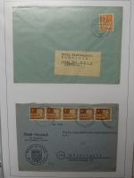 Deutschland nach 1945 guter Belege-Posten im Binder #LZ920