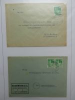Deutschland nach 1945 guter Belege-Posten im Binder #LZ920