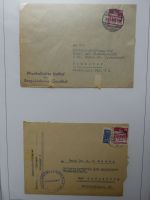 Deutschland nach 1945 guter Belege-Posten im Binder #LZ920