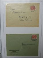 Deutschland nach 1945 guter Belege-Posten im Binder #LZ920