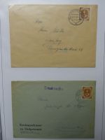 Deutschland nach 1945 guter Belege-Posten im Binder #LZ920