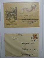 Deutschland nach 1945 guter Belege-Posten im Binder #LZ920