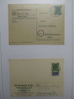Deutschland nach 1945 guter Belege-Posten im Binder #LZ920