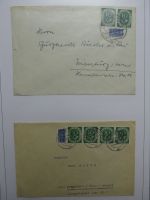 Deutschland nach 1945 guter Belege-Posten im Binder #LZ920