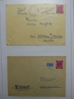 Deutschland nach 1945 guter Belege-Posten im Binder #LZ920