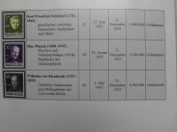 Deutschland nach 1945 guter Belege-Posten im Binder #LZ920