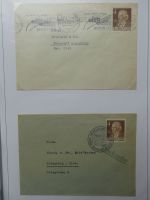 Deutschland nach 1945 guter Belege-Posten im Binder #LZ920