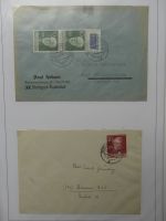 Deutschland nach 1945 guter Belege-Posten im Binder #LZ920