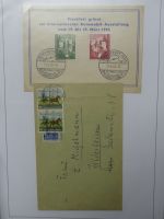 Deutschland nach 1945 guter Belege-Posten im Binder #LZ920