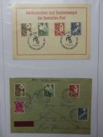 Deutschland nach 1945 guter Belege-Posten im Binder #LZ920