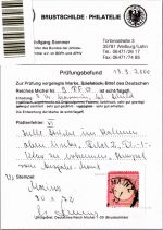Deutsches Reich 9 PF VI gestempelt Ausgabemonat, Befund Sommer #OO780