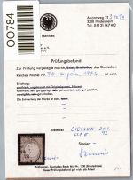 Deutsches Reich 9 gestempelt Ausgabemonat, Befund Hennies #OO784