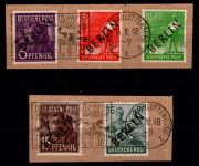 Berlin 2-4,6-7 gestempelt Luftbrückenstempel #OP094
