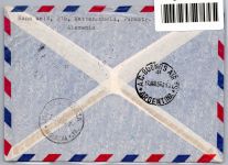 Berlin 136-137, 138-139 u.a. auf Brief Lufthansa Erstflug #OP132