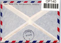 Berlin 136-137 u.a. auf Brief Lufthansa Erstflug #OP140