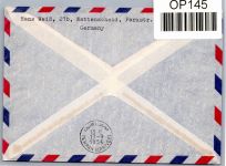 Berlin 138-139 u.a. auf Brief Lufthansa Erstflug #OP145