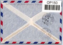Berlin 136-137 u.a. auf Brief Lufthansa Erstflug #OP150