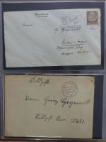 Deutsches Reich u.a. auf Briefen und Karten im Binder #LZ930