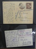 Deutsches Reich u.a. auf Briefen und Karten im Binder #LZ930