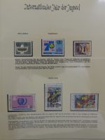Motiv Internationales Jahr des Kindes in 2 Lindner Vordrucken #LZ938