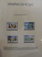 Motiv Internationales Jahr des Kindes in 2 Lindner Vordrucken #LZ938