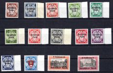 Deutsches Reich 716-729 postfrisch 1+2 RM geprüft Schlegel BPP #OQ338