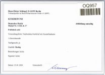 Deutsches Reich K17, S103, 485 auf Brief als Mischfrankatur portogerecht #OQ957