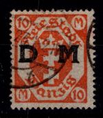 Danzig Dienstmarken 31 X gestempelt neuer Befund Gruber BPP #OJ862