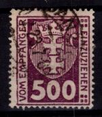 Danzig Porto 19 Y gestempelt neuer Befund Gruber BPP #OJ857
