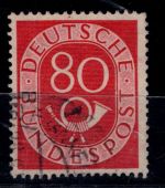 BRD Bund 137 PF I gestempelt Plattenfehler I, Befund Schlegel BPP #OR399