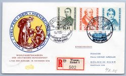 Bund Lot FDC´s aus 1952-1957 gestempelt als FDC #OM504