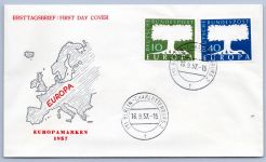 Bund Lot FDC´s aus 1952-1957 gestempelt als FDC #OM504