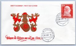 Bund Lot FDC´s aus 1952-1957 gestempelt als FDC #OM504