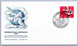 Bund Lot FDC´s aus 1952-1957 gestempelt als FDC #OM504
