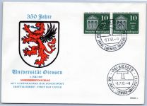 Bund Lot FDC´s aus 1952-1957 gestempelt als FDC #OM504