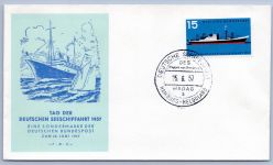Bund Lot FDC´s aus 1952-1957 gestempelt als FDC #OM504