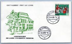 Bund Lot FDC´s aus 1952-1957 gestempelt als FDC #OM504