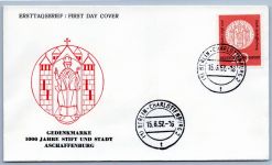Bund Lot FDC´s aus 1952-1957 gestempelt als FDC #OM504