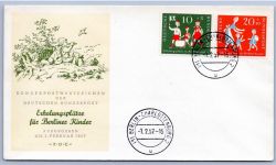 Bund Lot FDC´s aus 1952-1957 gestempelt als FDC #OM504