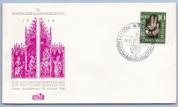 Bund Lot FDC´s aus 1952-1957 gestempelt als FDC #OM504