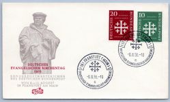 Bund Lot FDC´s aus 1952-1957 gestempelt als FDC #OM504