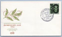 Bund Lot FDC´s aus 1952-1957 gestempelt als FDC #OM504